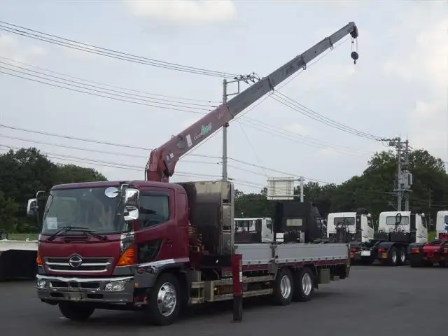 日野 レンジャー 中型/増トン クレーン付 アルミブロック 5段 の中古トラック【車両No.153018】