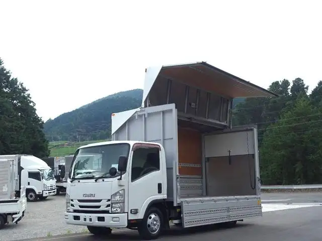 いすゞ エルフ 小型 ウイング パワーゲート SKG-NPR85AN の中古トラック【車両No.153910】