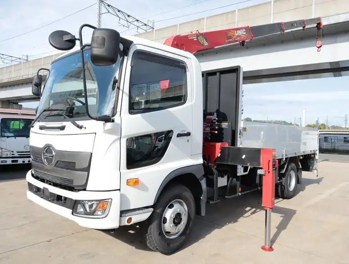 日野 レンジャー 中型/増トン クレーン付 床鉄板 アルミブロック の中古トラック【車両No.157280】