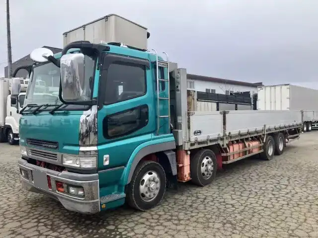 三菱 スーパーグレート 大型 車両重機運搬 ウインチ ベッド の中古トラック【車両No.163320】