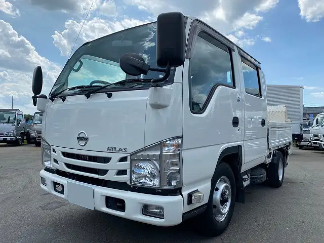 日産 アトラス 小型 平ボディ Wキャブ パワーゲート の中古トラック【車両No.170715】