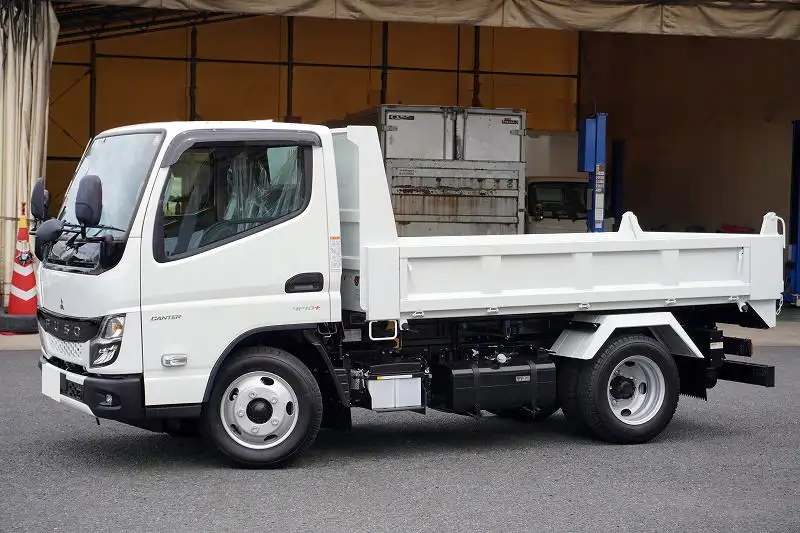 三菱 キャンター 小型 ダンプ ローダー 強化 の中古トラック【車両No.175973】