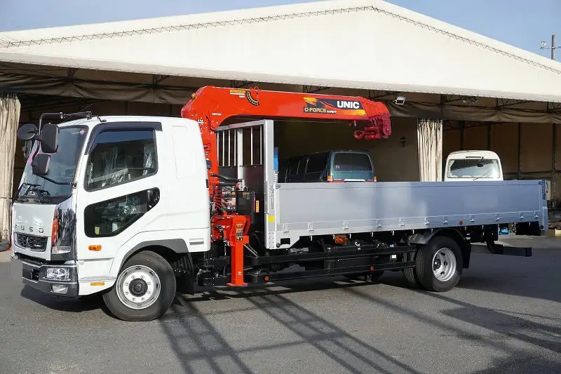 三菱 ファイター 中型/増トン クレーン付 アルミブロック 5段｜画像1