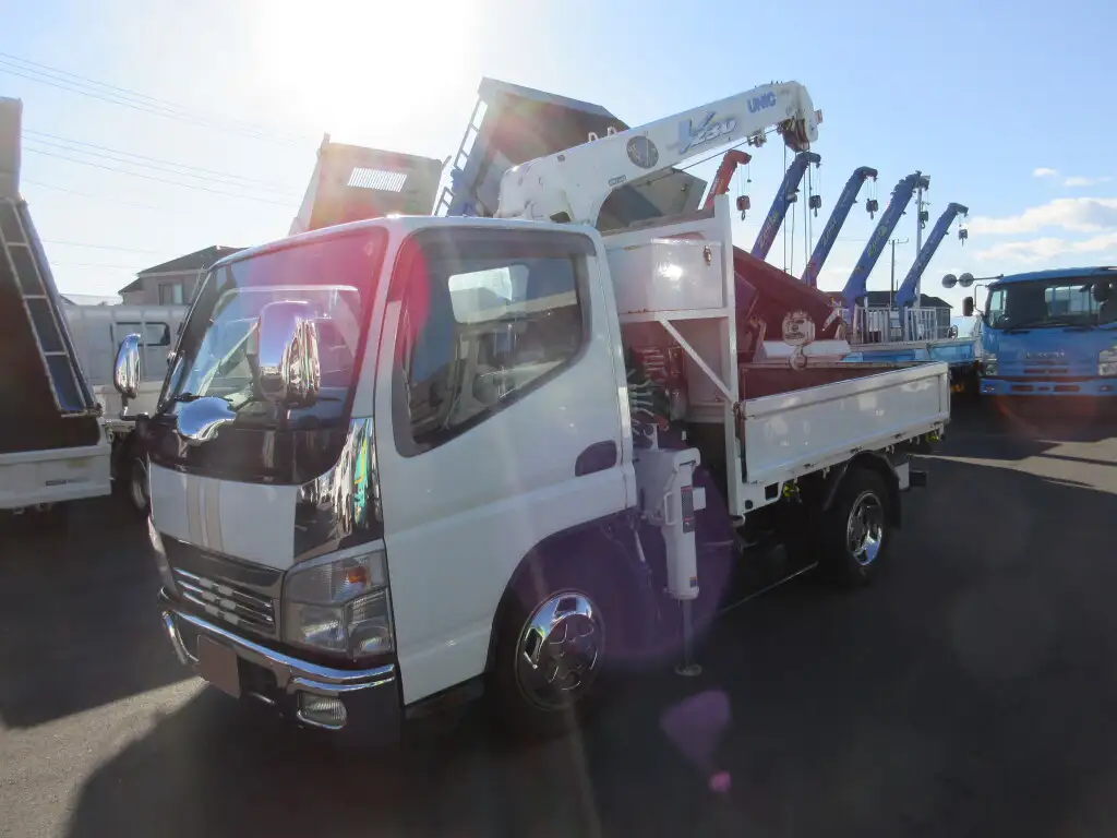 三菱 キャンター 小型 クレーン付 4段 フックイン の中古トラック【車両No.180554】
