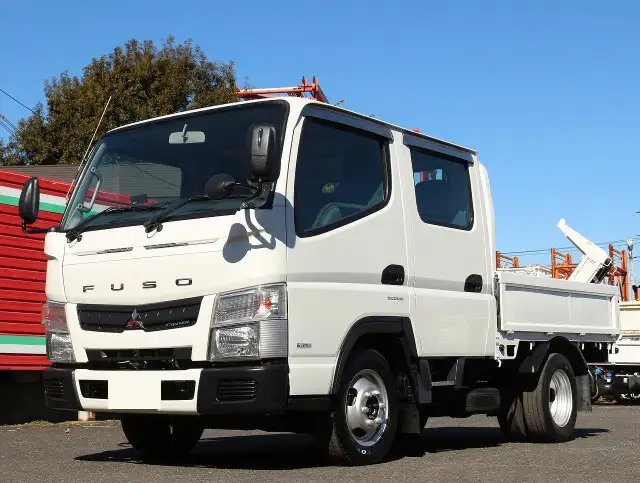 三菱 キャンター 小型 平ボディ Wキャブ(ダブルキャブ) TPG-FBA00｜画像1