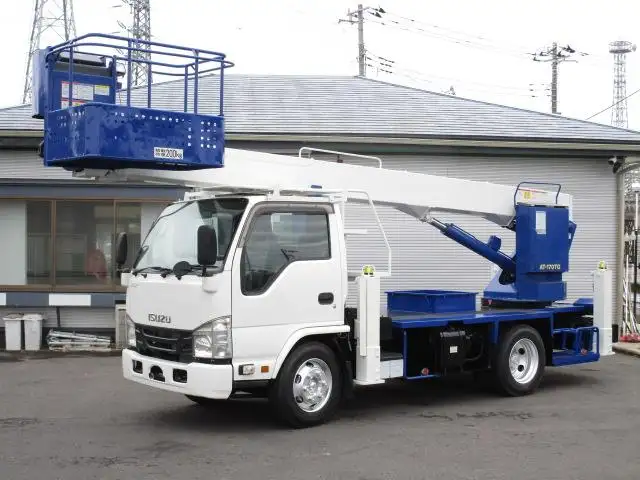 いすゞ エルフ 小型 高所・建柱車 高所作業車 TKG-NKR85YN｜画像1