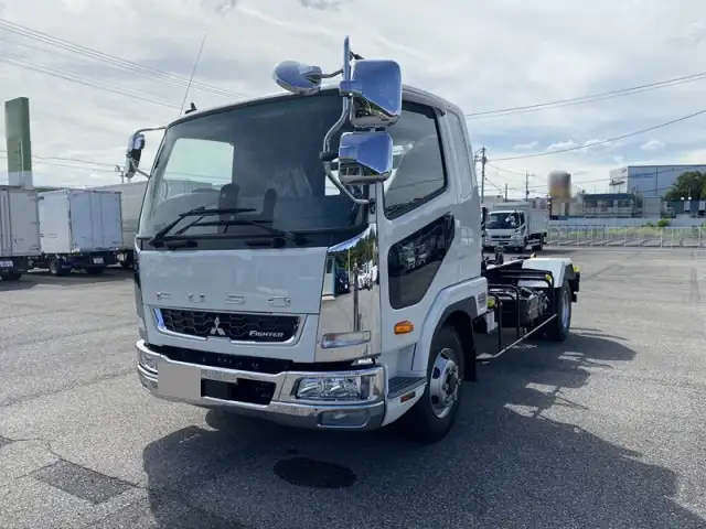 三菱 ファイター 中型/増トン アームロール ツインホイスト ベッド の中古トラック【車両No.184581】