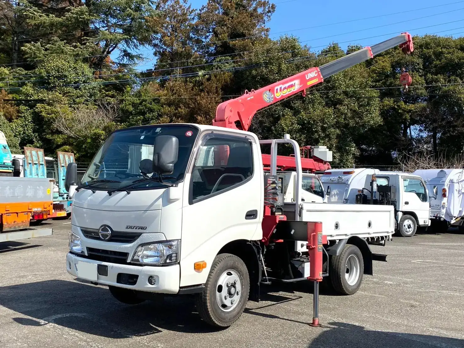 日野 デュトロ 小型 クレーン付 3段 ラジコン｜画像1