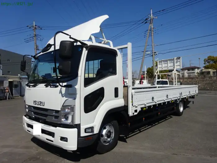 いすゞ フォワード 中型/増トン 平ボディ エアサス 2RG-FRR90T2｜画像1