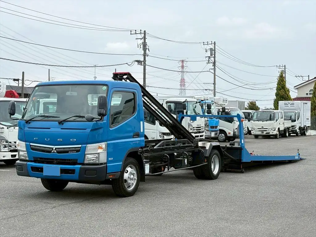 三菱 キャンター 小型 車両重機運搬 ラジコン ウインチ の中古トラック【車両No.185115】