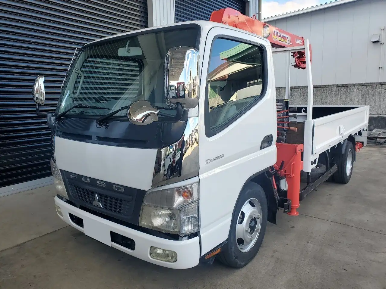 三菱 キャンター 小型 クレーン付 4段 ラジコン｜画像1