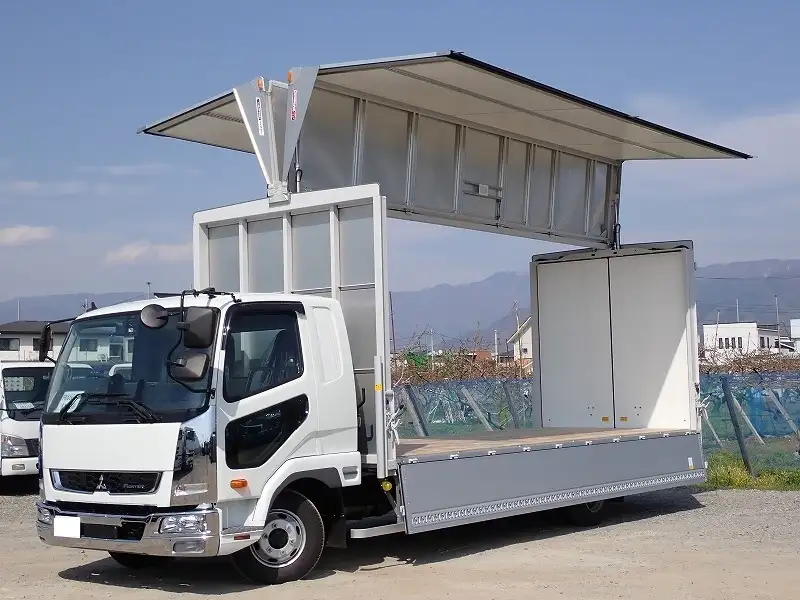 三菱 ファイター 中型/増トン ウイング エアサス ベッド の中古トラック【車両No.186468】