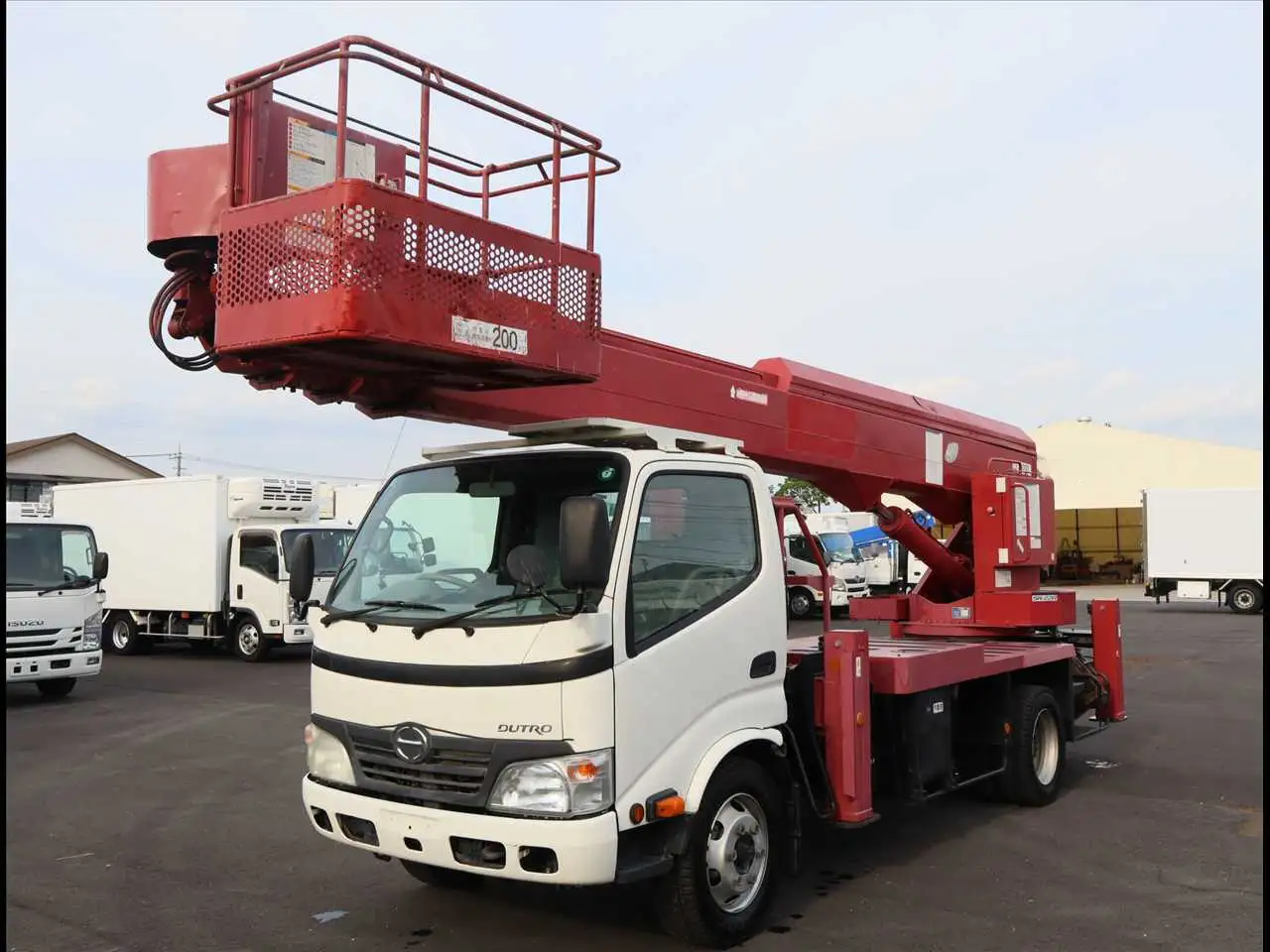 日野 デュトロ 小型 高所・建柱車 高所作業車 BDG-XZU344M改 の中古トラック【車両No.186747】
