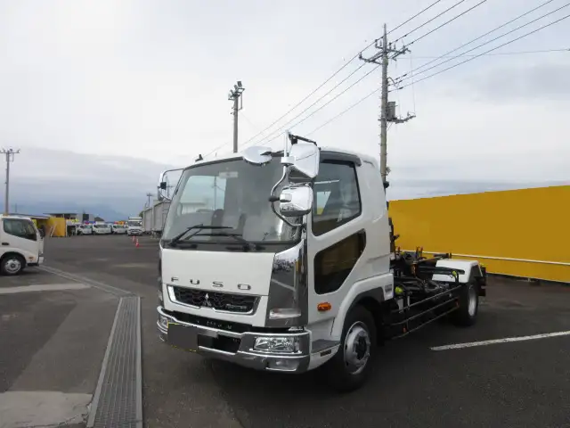 三菱 ファイター 中型/増トン アームロール ツインホイスト ベッド の中古トラック【車両No.187264】
