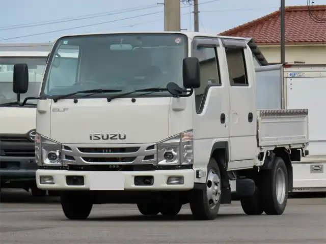 いすゞ エルフ 小型 平ボディ Wキャブ 2RG-NJR88A の中古トラック【車両No.176481】