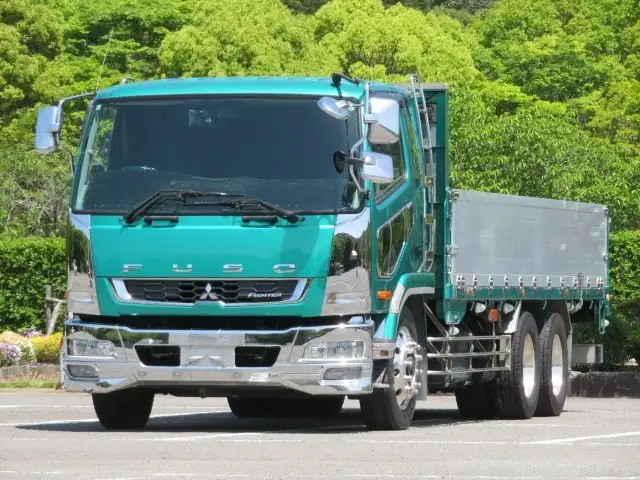 三菱 ファイター 中型/増トン 平ボディ 床鉄板 アルミブロック の中古トラック【車両No.187422】