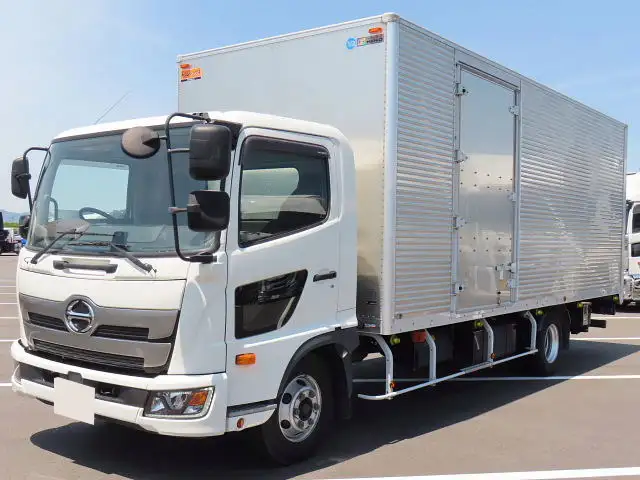 日野 レンジャー 中型/増トン アルミバン パワーゲート 床鉄板 の中古トラック【車両No.187869】