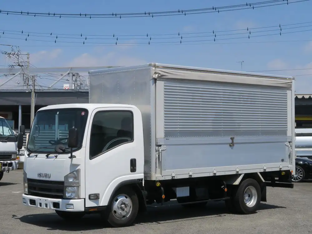 いすゞ エルフ 小型 ウイング 3枚観音 BKG-NMR85AN の中古トラック【車両No.189380】