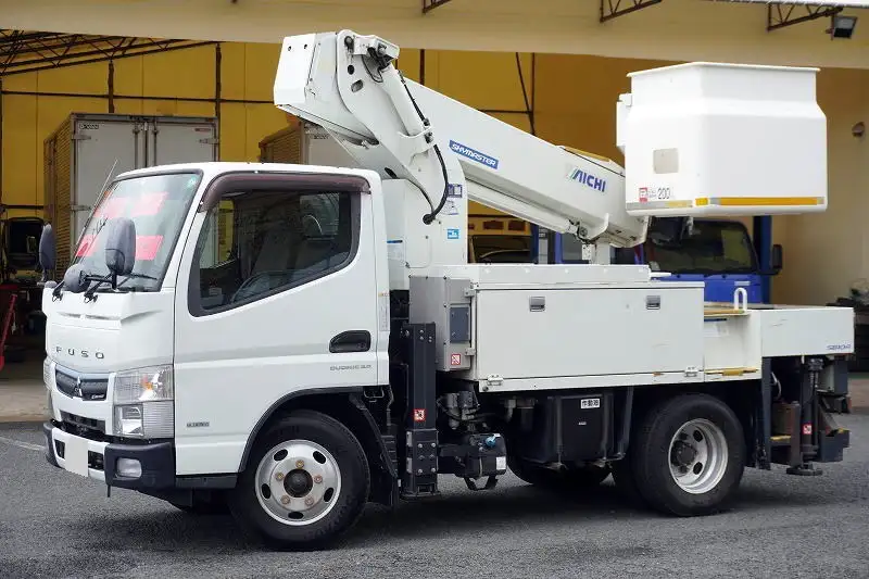 三菱 キャンター 小型 高所・建柱車 高所作業車 電工仕様 の中古トラック【車両No.192734】