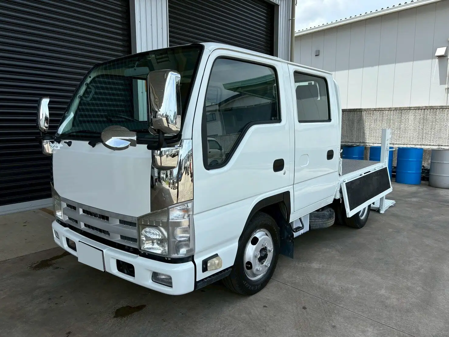 いすゞ エルフ 小型 平ボディ Wキャブ パワーゲート の中古トラック【車両No.192478】