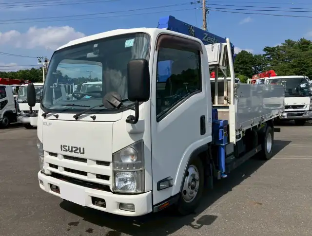 いすゞ エルフ 小型 クレーン付 床鉄板 アルミブロック の中古トラック【車両No.192873】