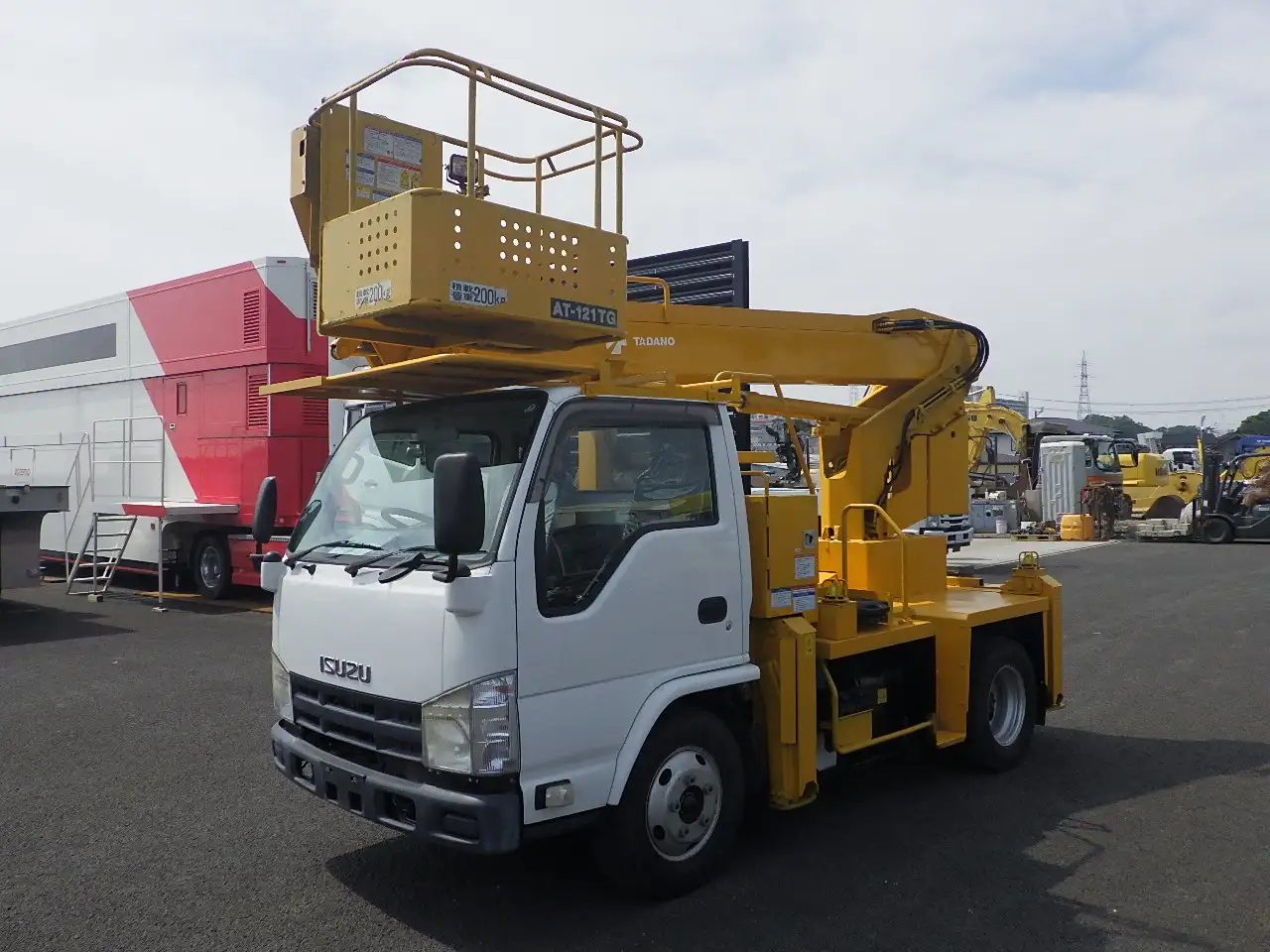 いすゞ エルフ 小型 高所・建柱車 高所作業車 BKG-NKR85N の中古トラック【車両No.193057】