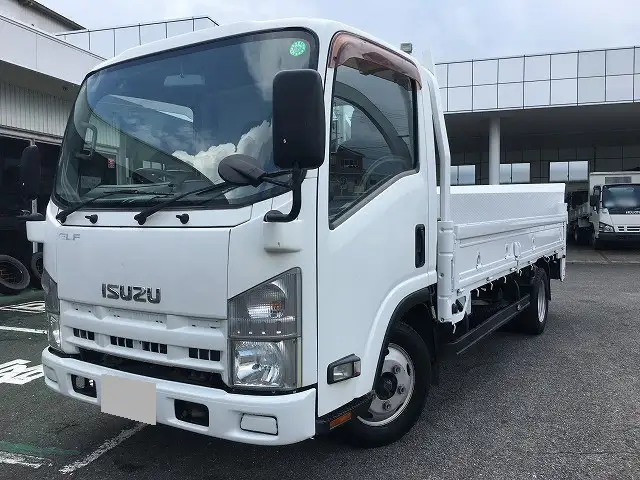 いすゞ エルフ 小型 平ボディ パワーゲート BKG-NLR85AR の中古トラック【車両No.193427】