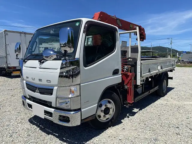三菱 キャンター 小型 クレーン付 4段 ラジコン の中古トラック【車両No.194489】