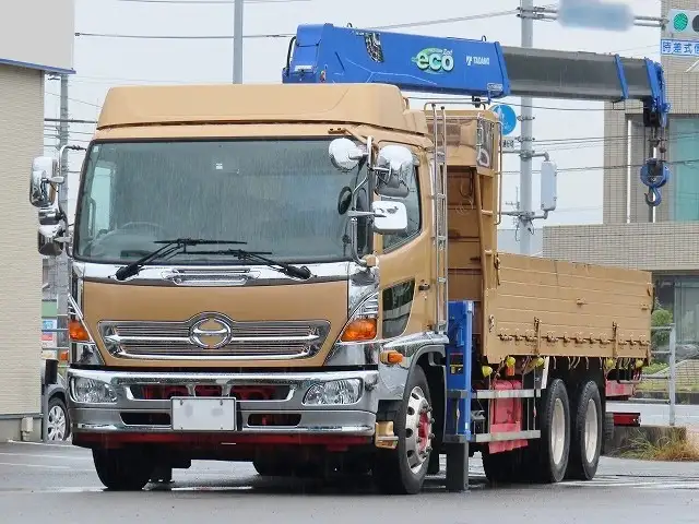 日野 レンジャー 中型/増トン クレーン付 床鉄板 5段 の中古トラック【車両No.190022】