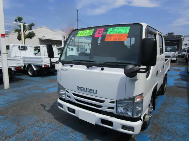 いすゞ エルフ 小型 平ボディ Wキャブ TRG-NJR85A の中古トラック【車両No.194939】