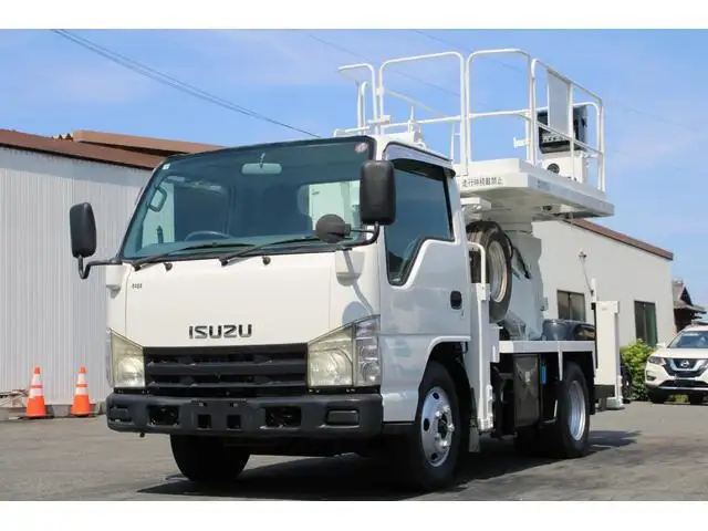 いすゞ エルフ 小型 高所・建柱車 高所作業車  の中古トラック【車両No.195603】