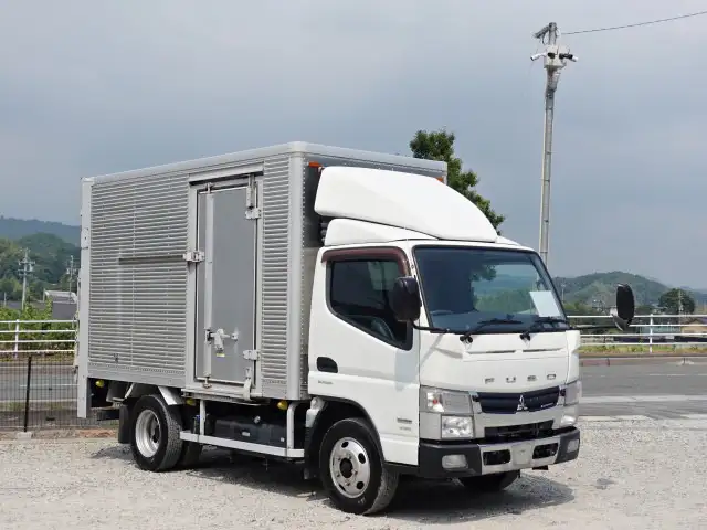 三菱 キャンター 小型 アルミバン パワーゲート サイドドア の中古トラック【車両No.195686】
