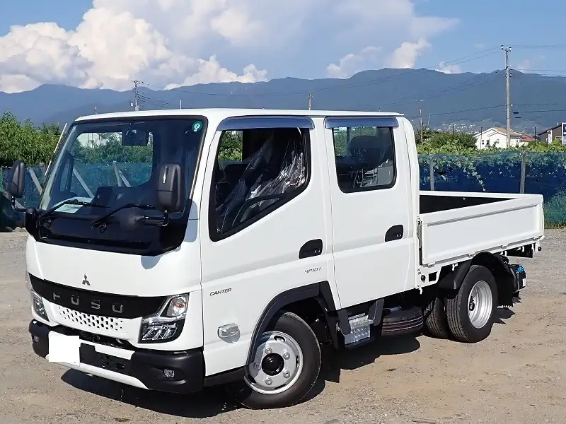 三菱 キャンター 小型 平ボディ Wキャブ 2RG-FBA20 の中古トラック【車両No.195498】