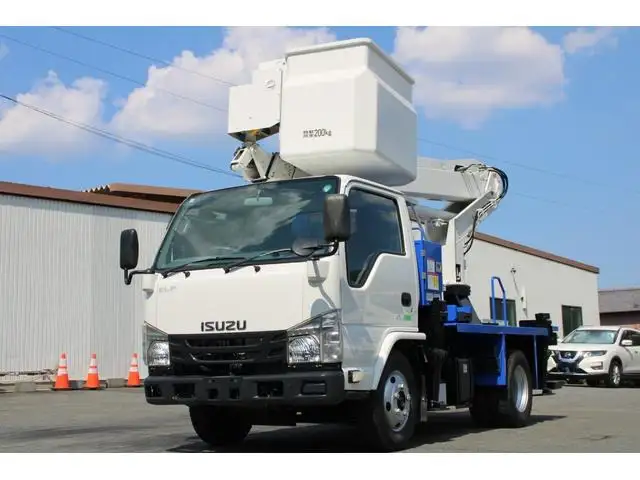 いすゞ エルフ 小型 高所・建柱車 高所作業車 電工仕様 の中古トラック【車両No.196019】