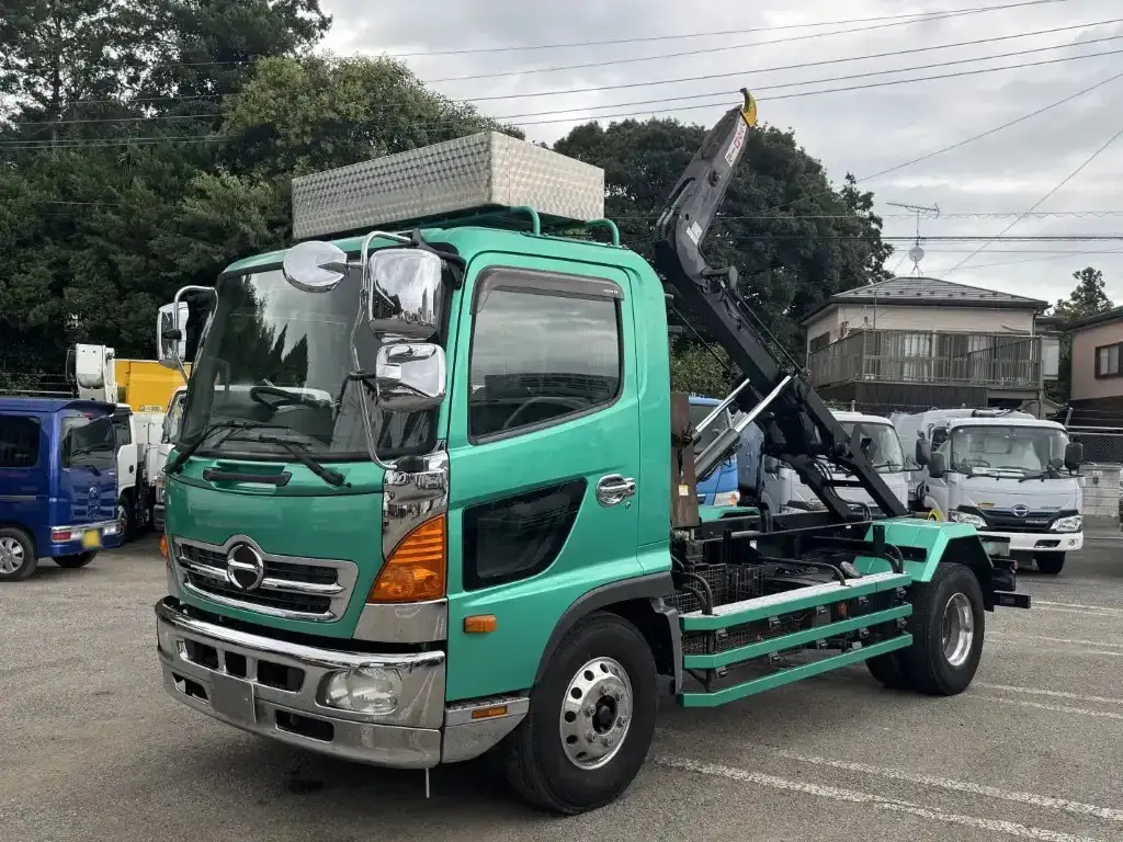 日野 レンジャー 中型/増トン アームロール ツインホイスト TKG-FC9JEAA の中古トラック【車両No.197491】