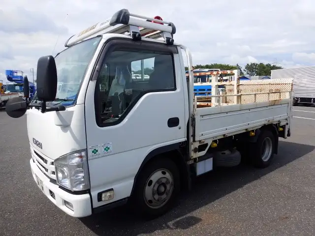 いすゞ エルフ 小型 平ボディ パワーゲート 床鉄板 の中古トラック【車両No.198425】